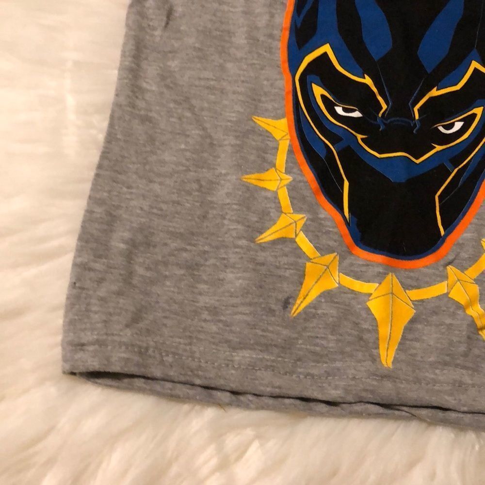 Marvel Black Panther Wakanda Tee Shirt New With Tags Little Boys Size 4 - Picture 5 of 14
